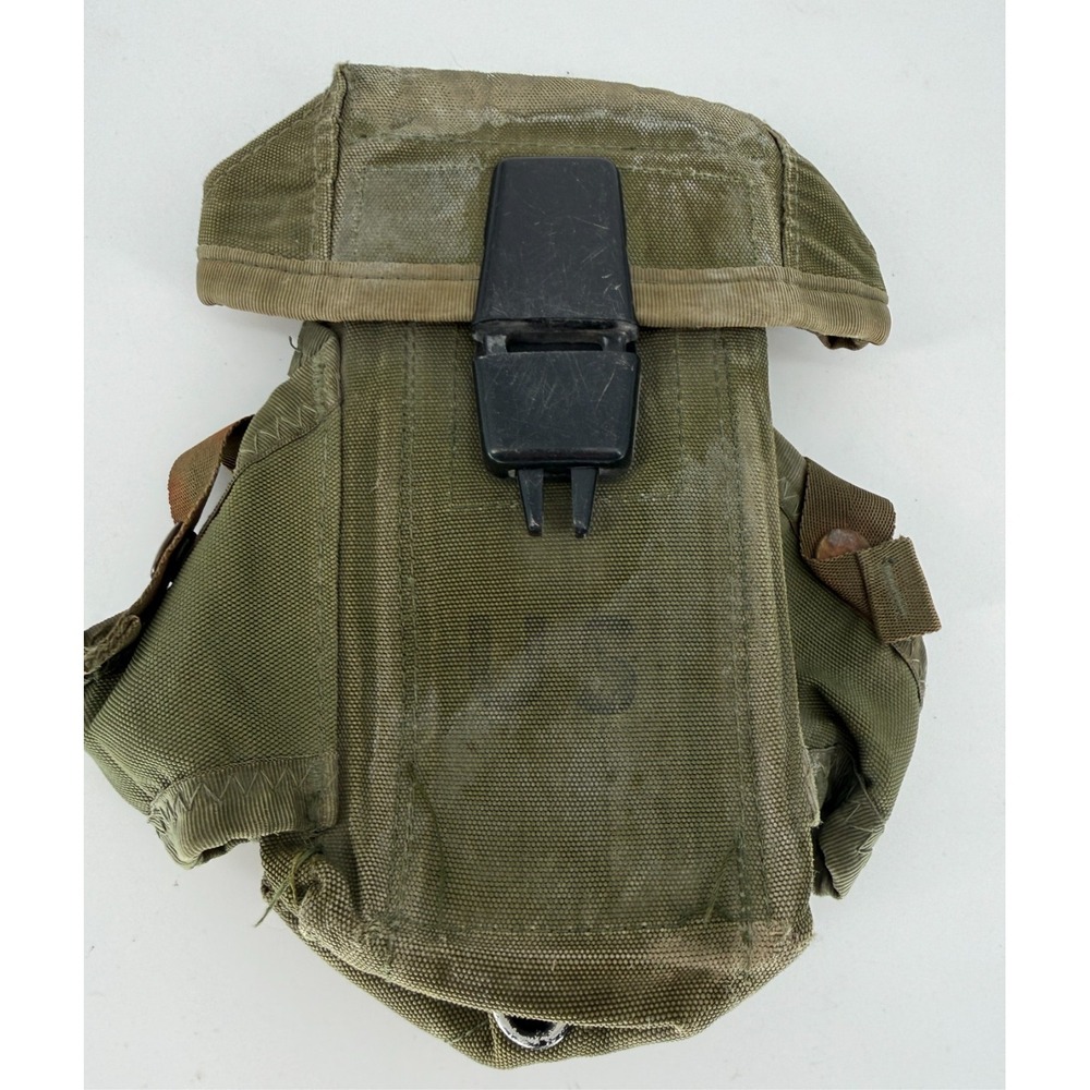 US Military LC-1 ALICE M16 Small Arms Ammo Pouch Olive Drab Grenade Pockets Fiel
